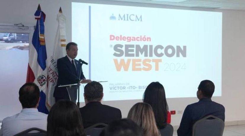 Ministro Bisonó exhorta a delegación aprovechar oportunidad para promover a RD en la feria “Semicon West”